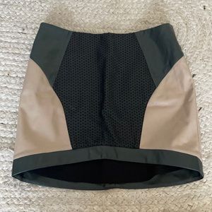 Tobi Faux Leather Skirt